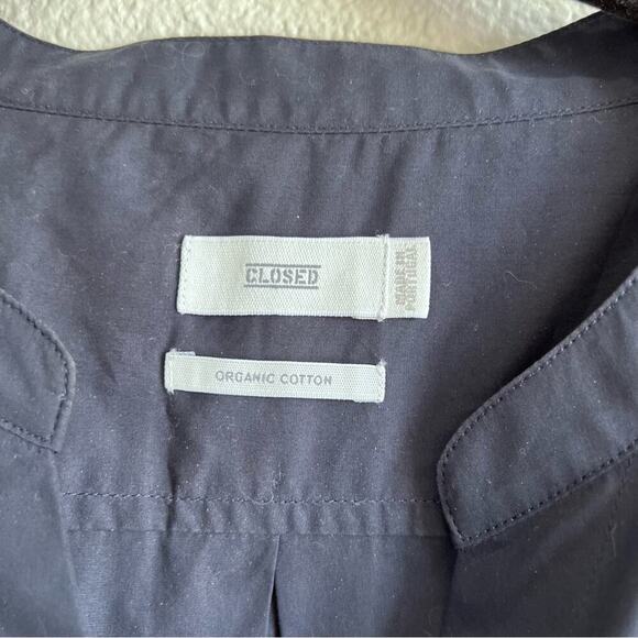 Closed Organic Poplin Dark Night Blouse - Picture 4 of 11